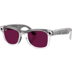 Смарт-окуляри Ray-Ban Meta Wayfarer Gen 2 Limited Edition Standard Matte Transparent Frame/Clear/Ruby Transitions Lenses (RW4012 6770MI 50-22)