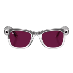 Смарт-окуляри Ray-Ban Meta Wayfarer Gen 2 Limited Edition Standard Matte Transparent Frame/Clear/Ruby Transitions Lenses (RW4012 6770MI 50-22)