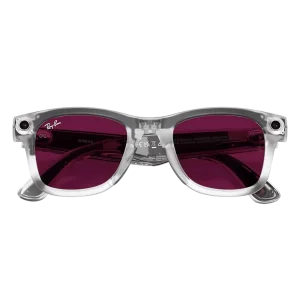 Смарт-окуляри Ray-Ban Meta Wayfarer Gen 2 Limited Edition Standard Matte Transparent Frame/Clear/Ruby Transitions Lenses (RW4012 6770MI 50-22)