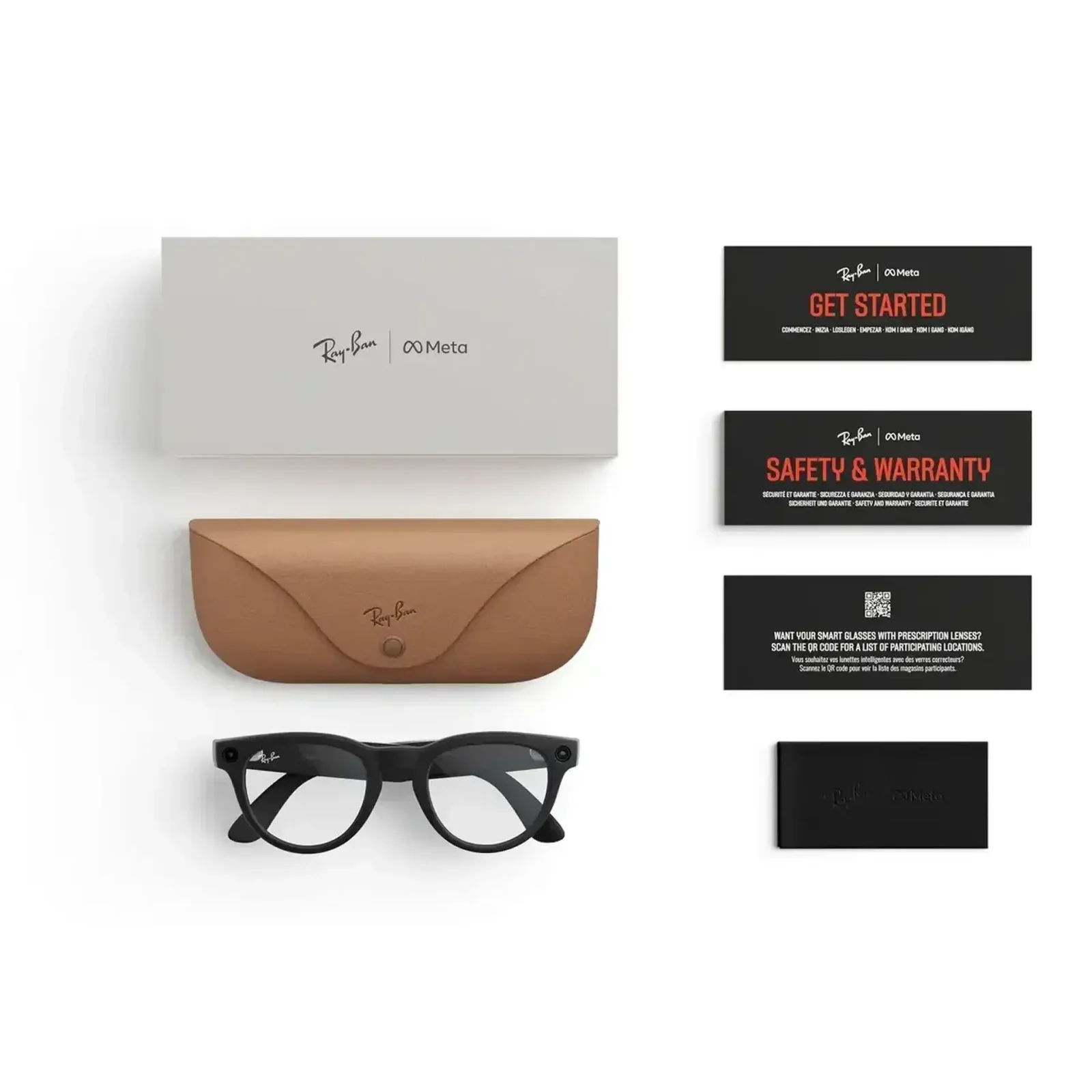 Смарт-окуляри Ray-Ban Meta Headliner Gen 2 Matte Black/Clear S-M (RW4013 601SSB50)