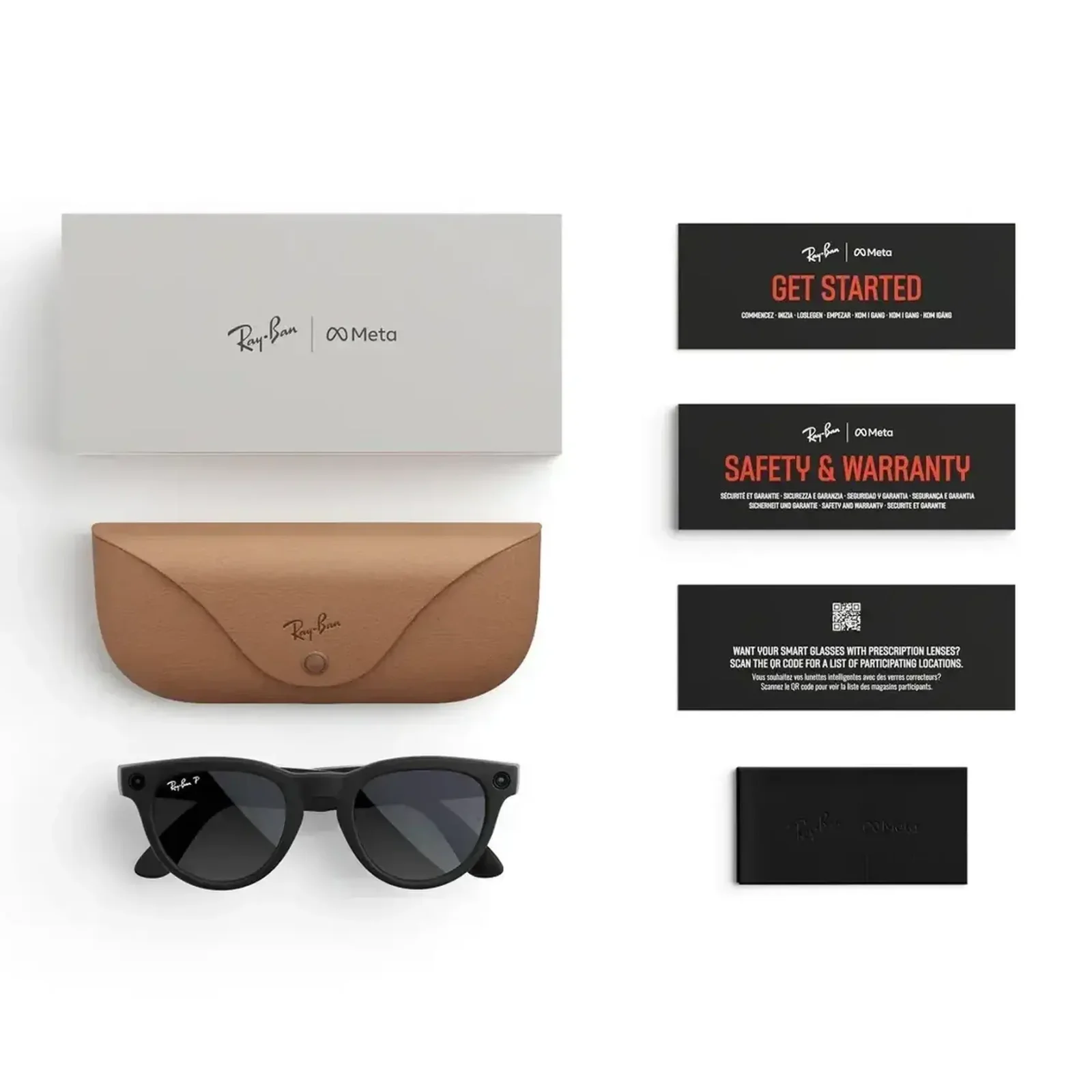 Смарт-окуляри Ray-Ban Meta Headliner Gen 2 Standard Matte Black Frame / Gradient Graphite Lenses (RW4013 601ST3 50-23)