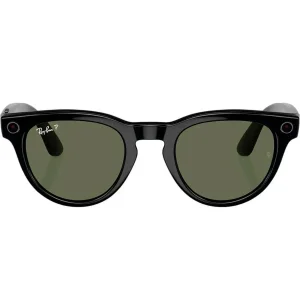 Смарт-очки Ray-Ban Meta Headliner Gen 2 Low Bridge Fit Standard Shiny Black Frame/G-15 Green Lenses (RW4013F 601/71 51-23)