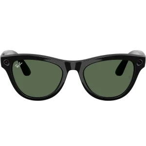 Смарт-окуляри Ray-Ban Meta Skyler Gen 2 Standard Shiny Black Frame / G-15 Green Lenses (RW4014 601/71 52-20)