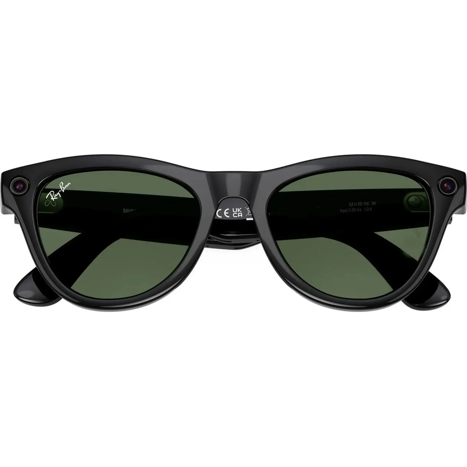 Смарт-окуляри Ray-Ban Meta Skyler Gen 2 Standard Shiny Black Frame / G-15 Green Lenses (RW4014 601/71 52-20)