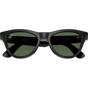 Смарт-окуляри Ray-Ban Meta Skyler Gen 2 Standard Shiny Black Frame / G-15 Green Lenses (RW4014 601/71 52-20)