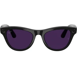 Смарт-окуляри Ray-Ban Meta Skyler Gen 2 Standard Shiny Black Frame / Clear to Amethyst Transitions Lenses (RW4014 601/CH 52-20)