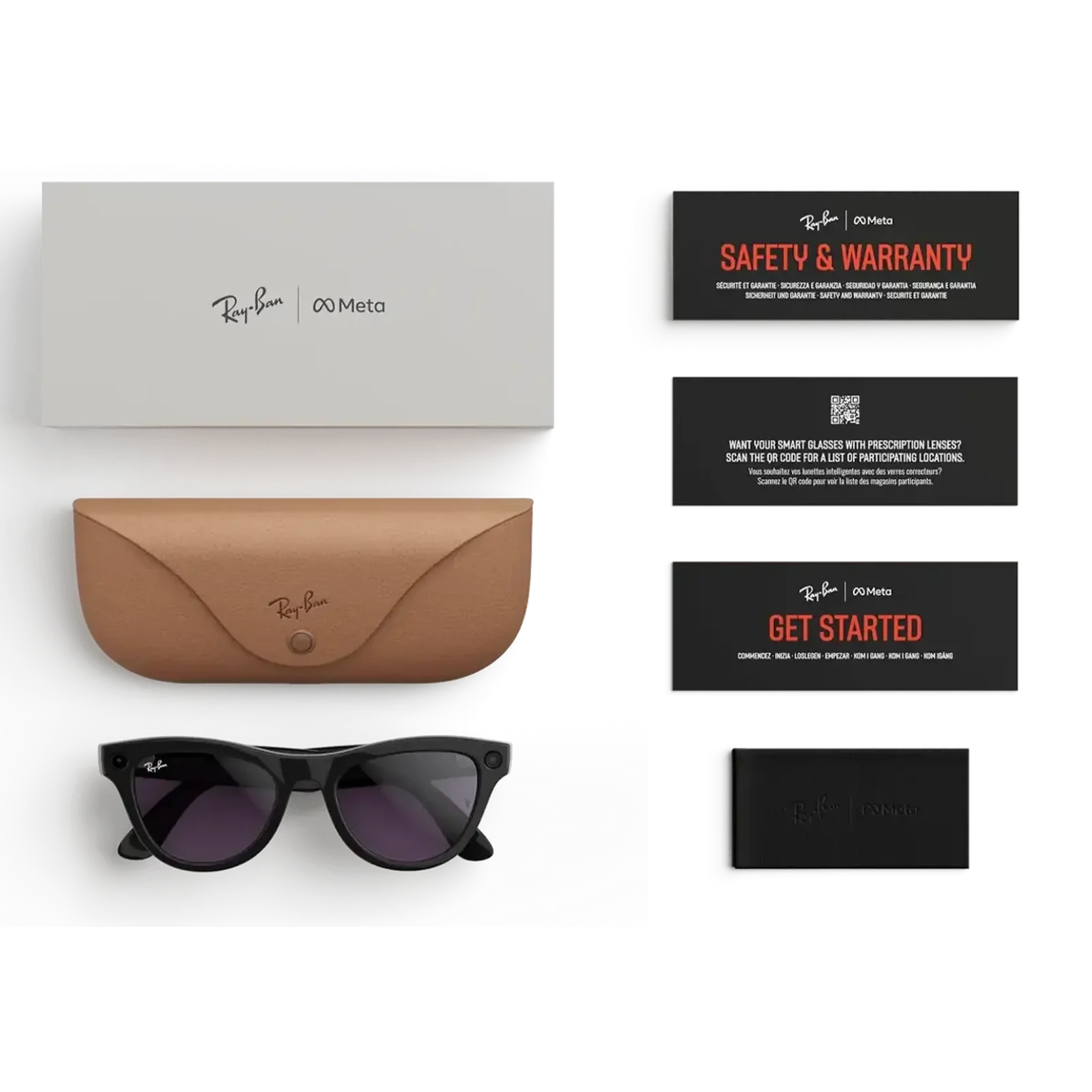 Смарт-окуляри Ray-Ban Meta Skyler Gen 2 Standard Shiny Black Frame / Clear to Amethyst Transitions Lenses (RW4014 601/CH 52-20)