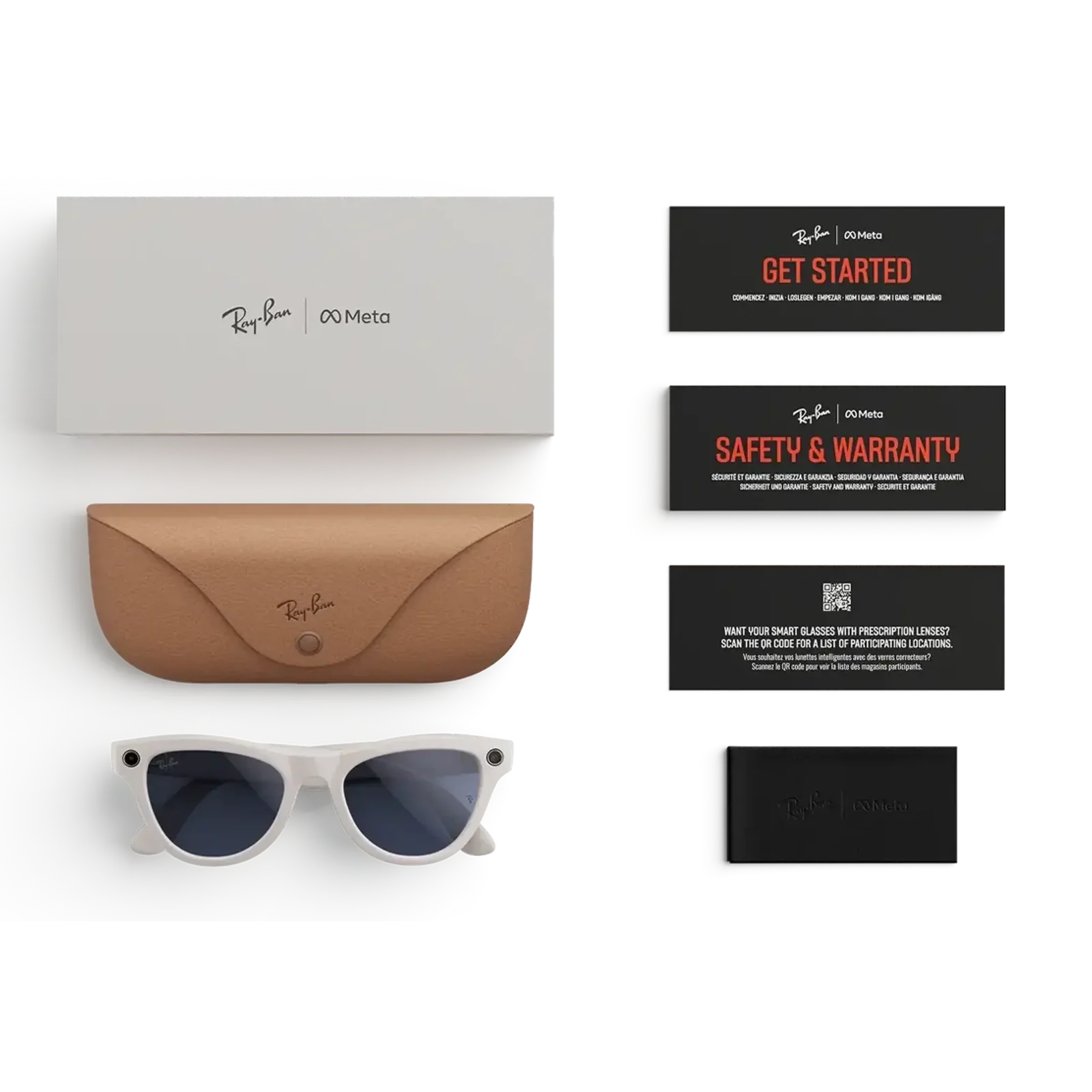 Смарт-окуляри Ray-Ban Meta Skyler Gen 2 Standard Shiny Chalky Gray Frame / Clear to Sapphire Transitions Lenses (RW4014 6700MF 52-20)