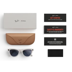 Смарт-окуляри Ray-Ban Meta Skyler Gen 2 Standard Shiny Chalky Gray Frame / Clear to Sapphire Transitions Lenses (RW4014 6700MF 52-20)