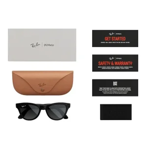 Смарт-окуляри Ray-Ban Meta Skyler Gen 2 Standard Shiny Black Frame / Gradient Graphite Lenses (RW4014 601/T3 52-20)