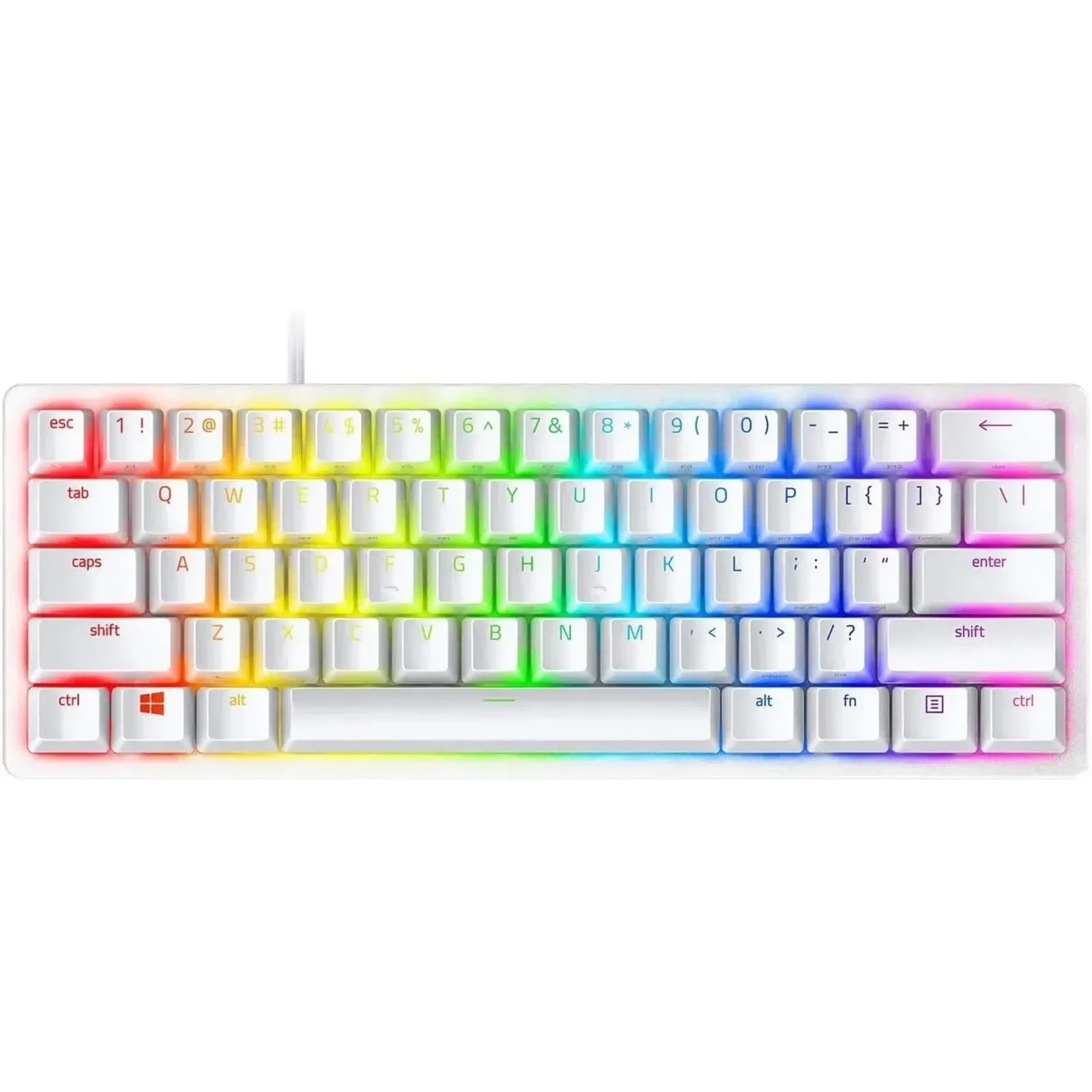 Клавіатура Razer Huntsman Mini Mercury Edition Purple Switch White (RZ03-03390300-R3M1)