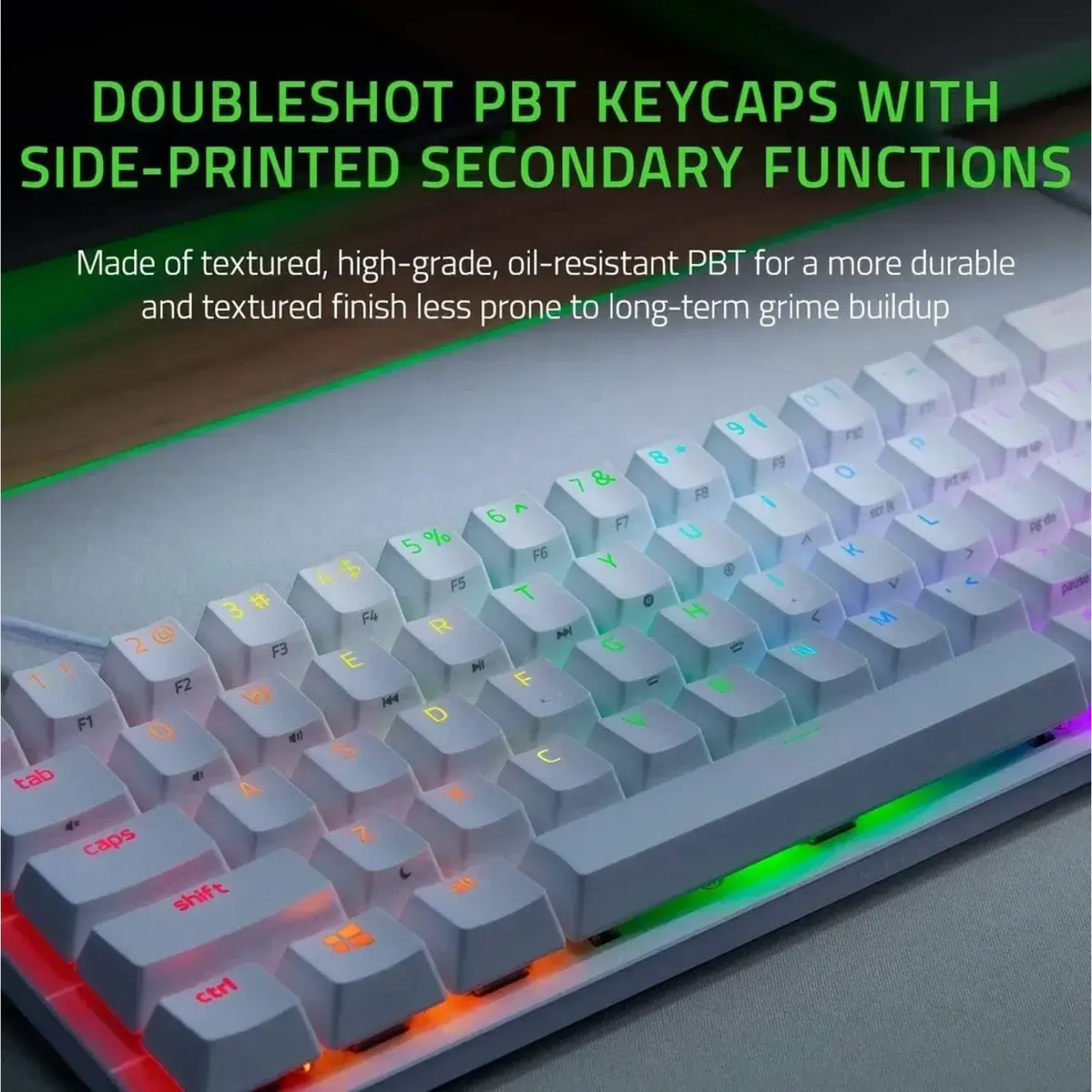 Клавіатура Razer Huntsman Mini Mercury Edition Purple Switch White (RZ03-03390300-R3M1)