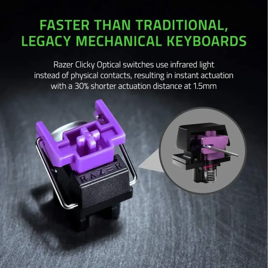 Клавіатура Razer Huntsman Mini Mercury Edition Purple Switch White (RZ03-03390300-R3M1)