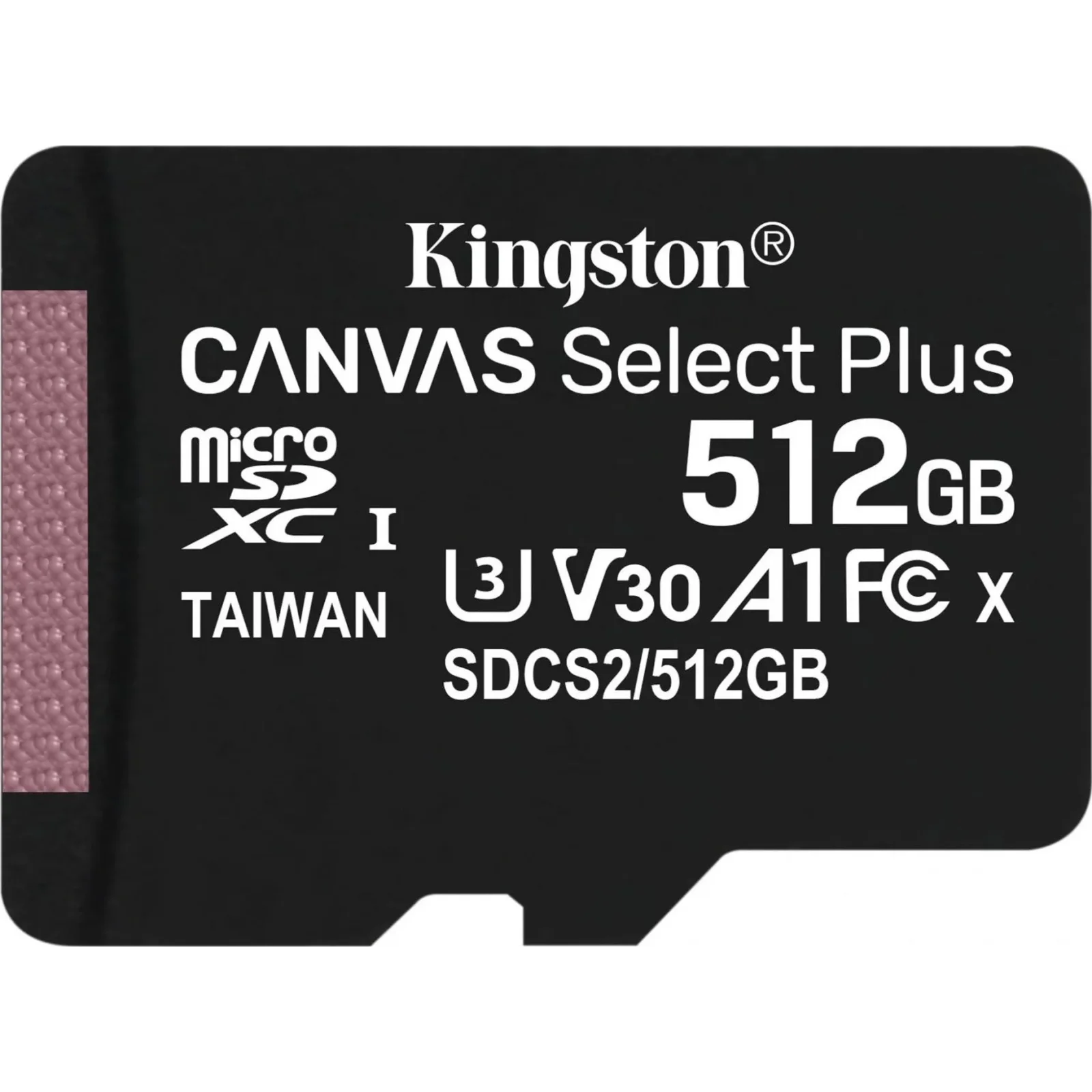 Карта пам'яті Kingston 512 GB microSDXC Class 10 UHS-I U3 Canvas Select Plus (SDCS2/512GBSP)