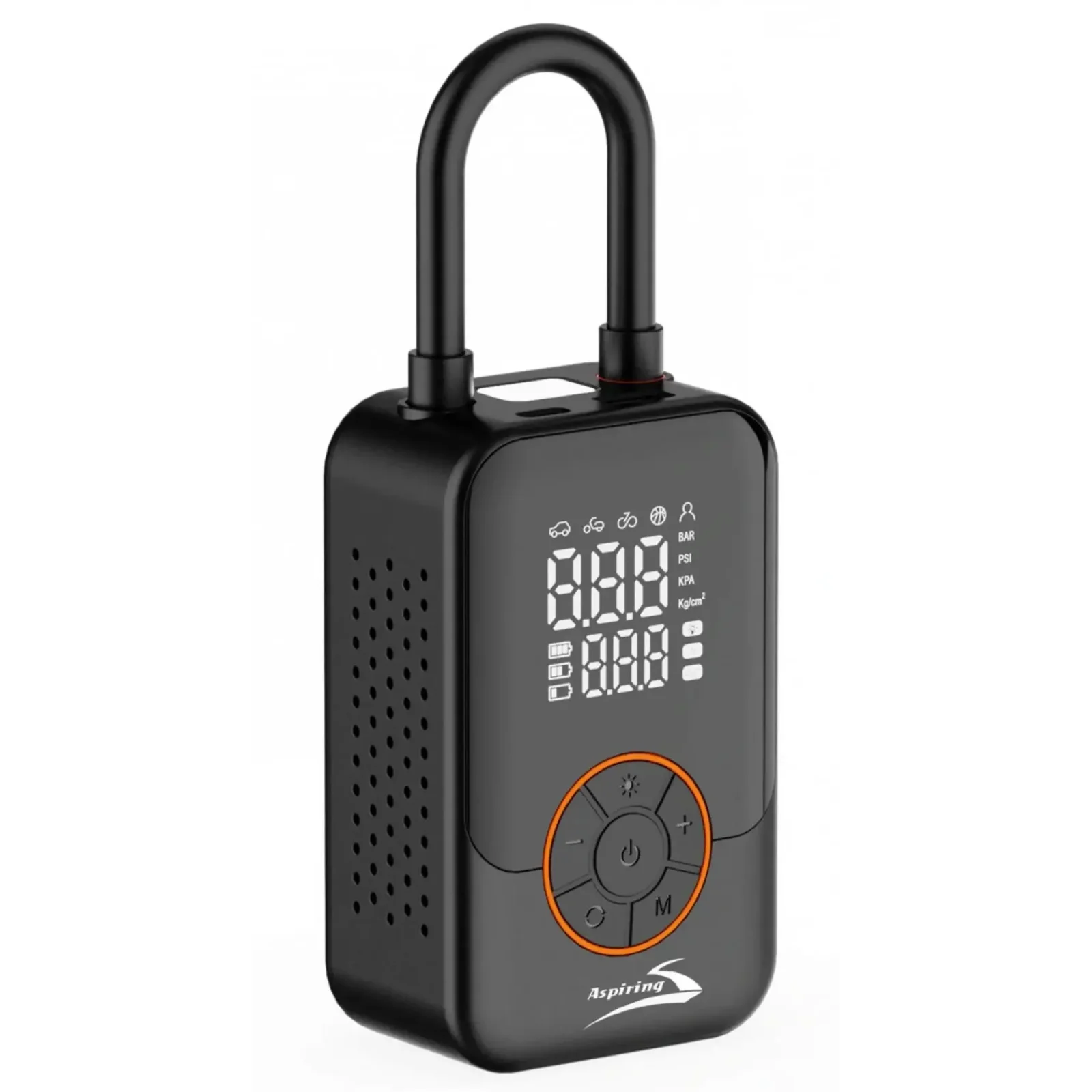 Автокомпрессор Aspiring Storm 5 Powerbank Wireless and Cord (ST40PB) UA