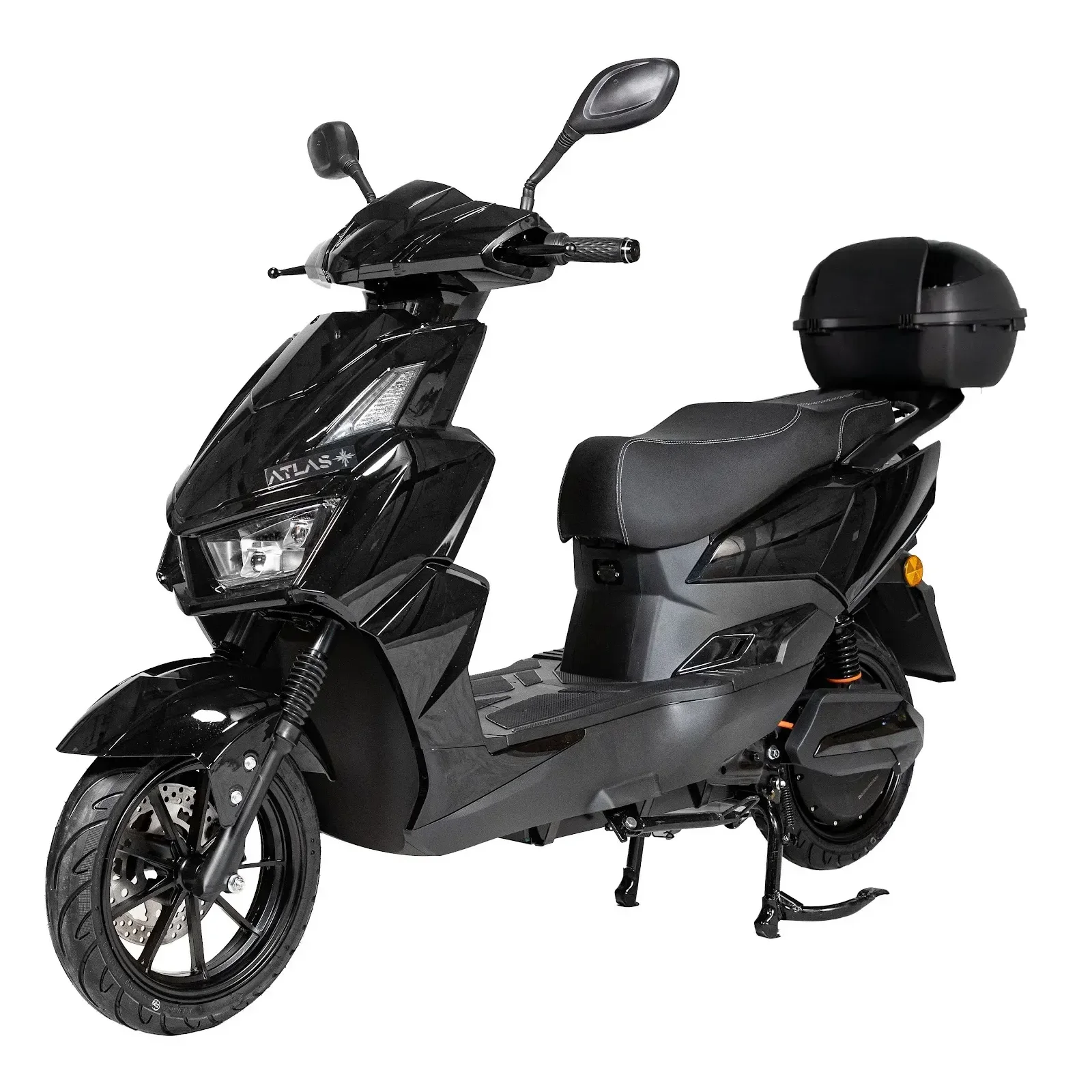 Электроскутер ATLAS Tiger Box Plus 2000W Black