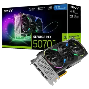 Видеокарта PNY GeForce RTX 5070 Ti ARGB EPIC-X RGB Overclocked Triple Fan (VCG5070T16TFXXPB1-O)