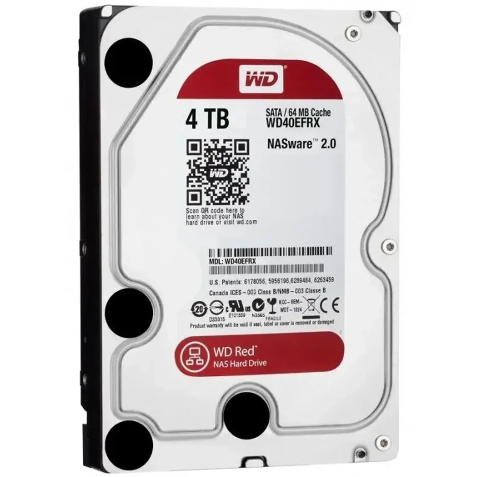 Жесткий диск WD Red 4 TB (WD40EFRX)