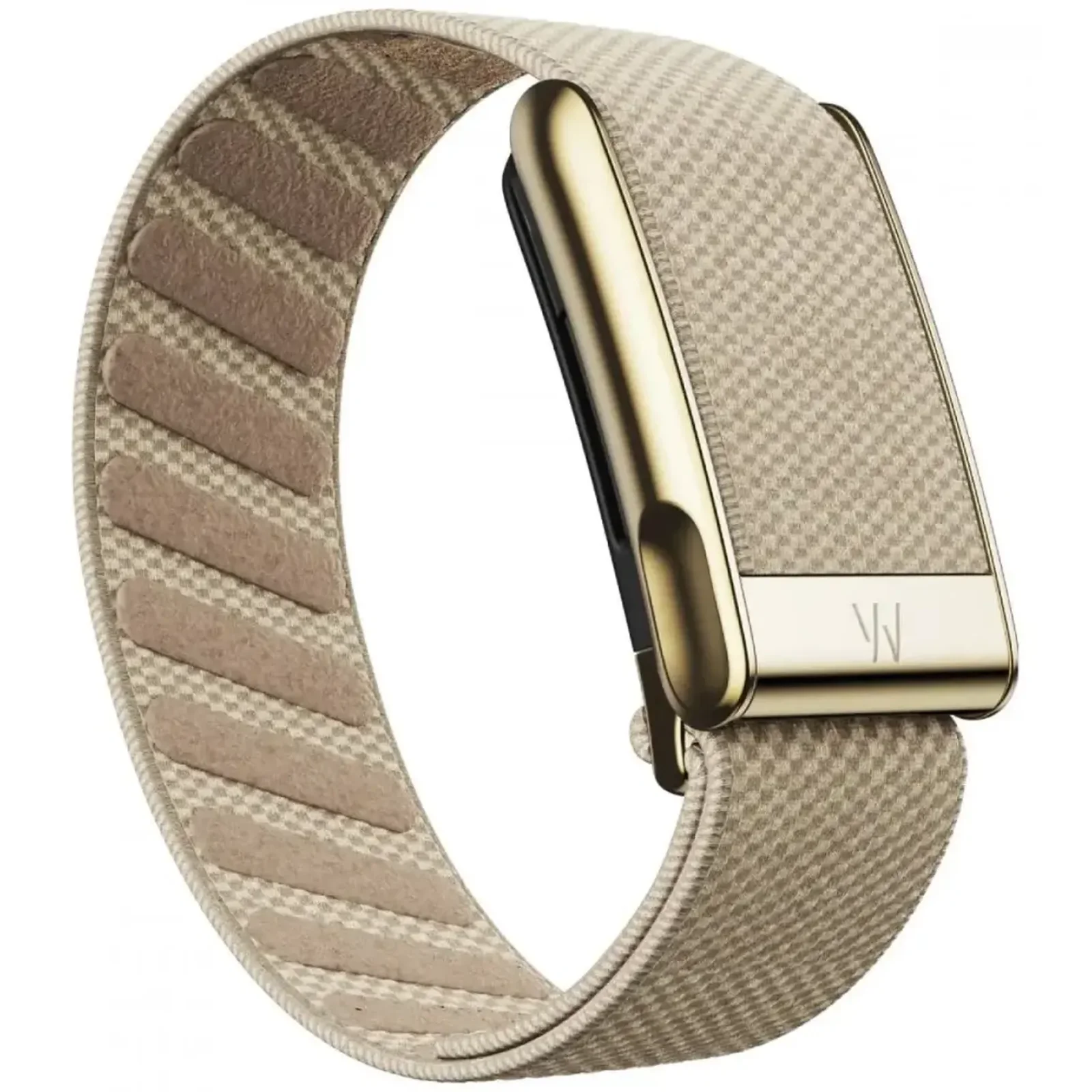 Фитнес-браслет WHOOP MG Life Obsidian Luxe Band Dune with Gold SuperKnit 12 Month Membership