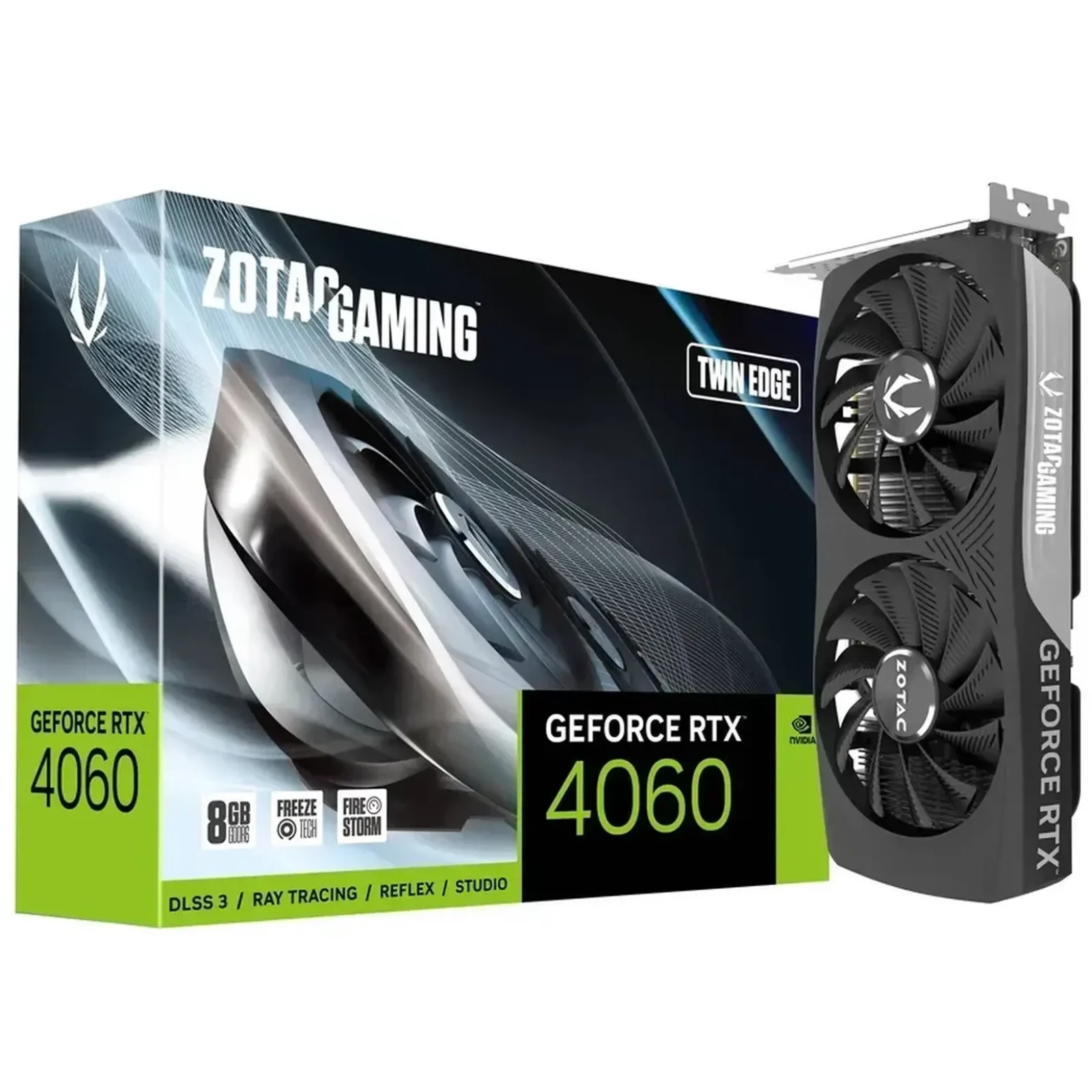 Видеокарта Zotac GAMING GeForce RTX 4060 8GB Twin Edge (ZT-D40600E-10M)
