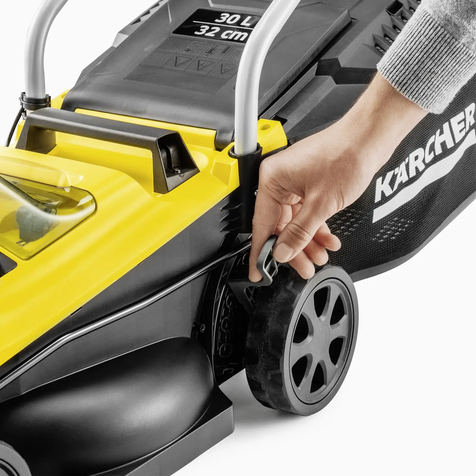 Газонокосилка аккумуляторная Karcher LMO 2-18 Battery 18В 32см 25-60мм (без АКБ та ЗП) (1.445-400.0) UA