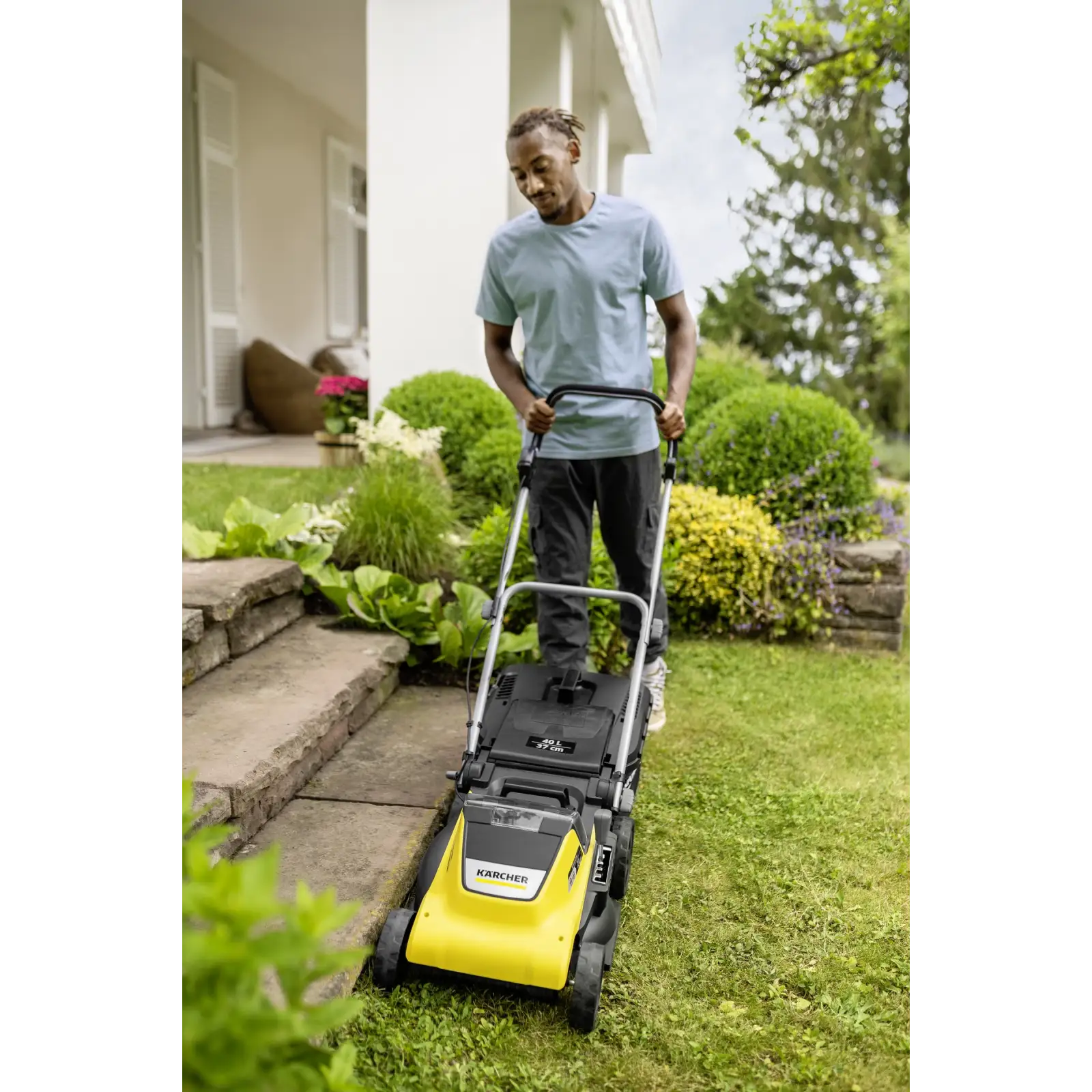 Газонокосарка акумуляторна Karcher LMO 4-18 Dual Battery Set (1.445-421.0) UA