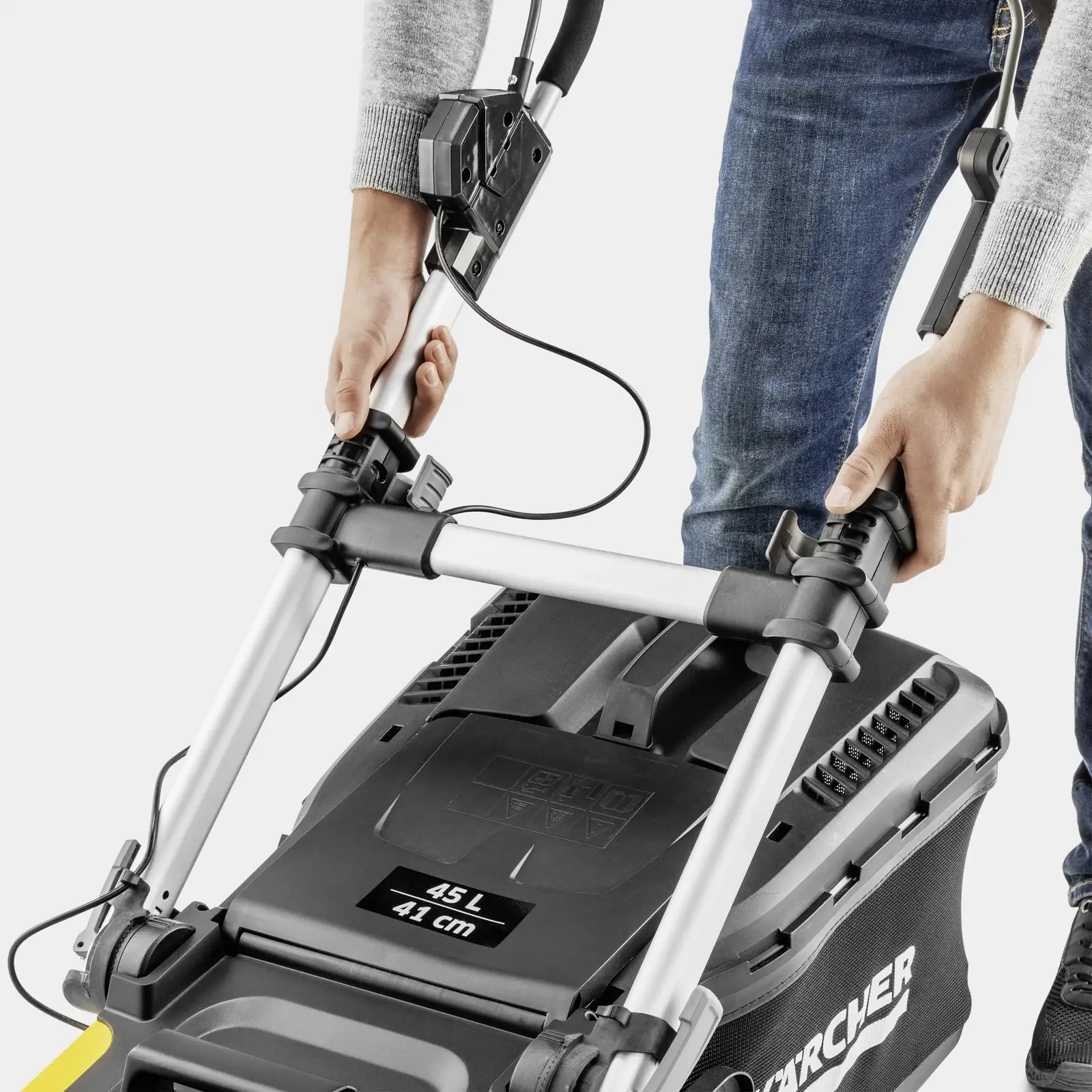 Газонокосилка аккумуляторная Karcher LMO 5-18 Dual 18В 41см 25-70мм (без АКБ та ЗП) (1.445-430.0) UA
