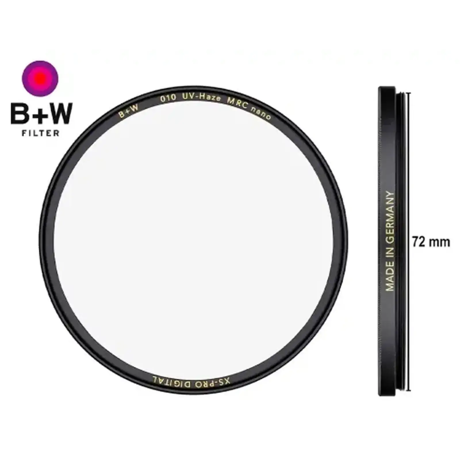 Світлофільтр B+W UV-FILTER MRC nano MASTER 72 mm (1101507)