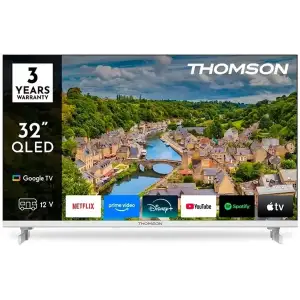 Телевизор Thomson Google TV 32" FHD QLED 32FQG3S15CW 12 V UA