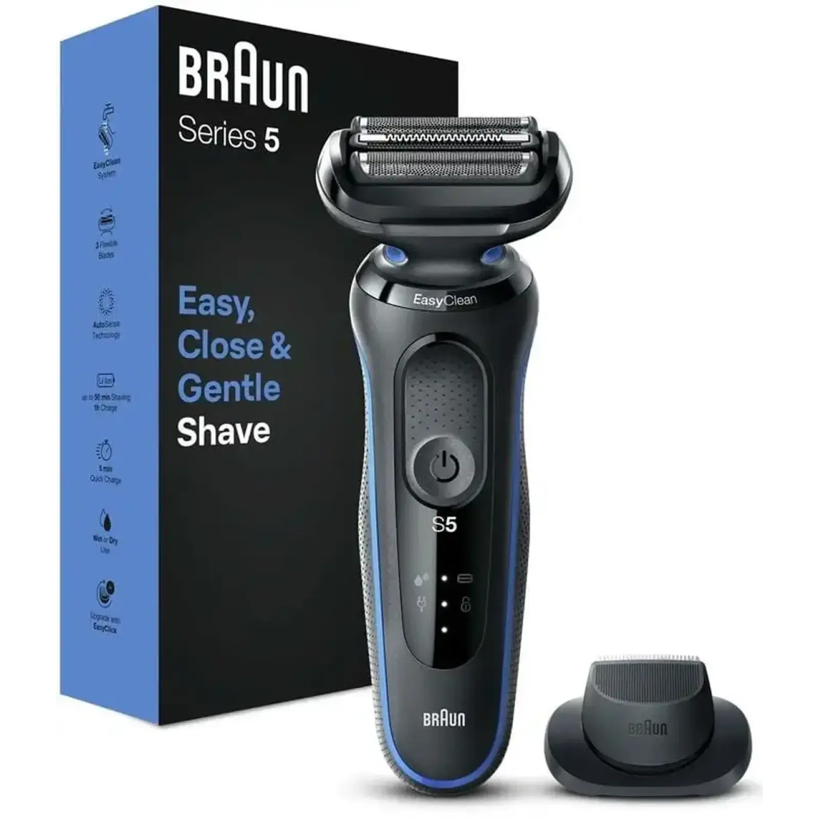 Електробритва BRAUN Series 5 51-B1200S Blue UA