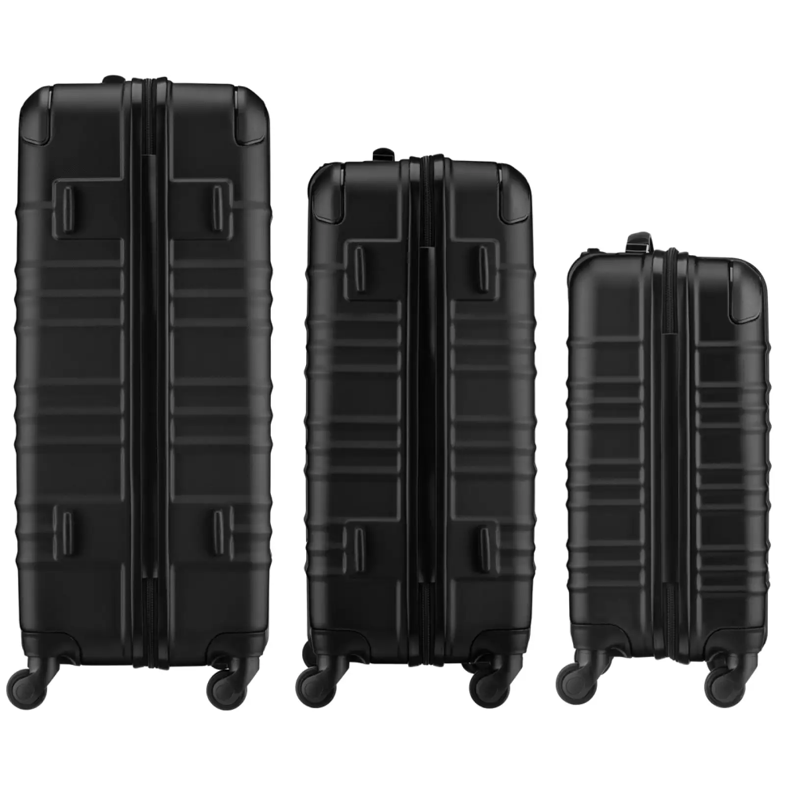 Набір валіз Wenger, Amplar 3 в 1, (S,M,L), пластик, 4 колеса, чорний, 653149 UA