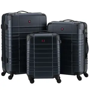 Набір валіз Wenger, Amplar 3 в 1, (S,M,L), пластик, 4 колеса, синій, 653150 UA