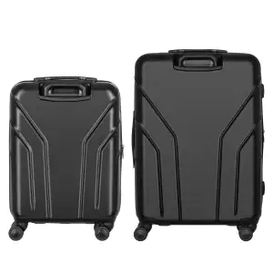Набір валіз Wenger Amplix Hardside, полікарбонат, (S+M), TSA, 4 колеса, EXP, чорний (653332) UA