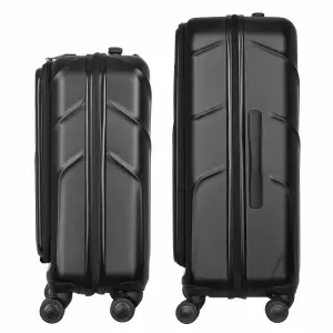 Набір валіз Wenger Amplix Hardside, полікарбонат, (S+M), TSA, 4 колеса, EXP, чорний (653332) UA