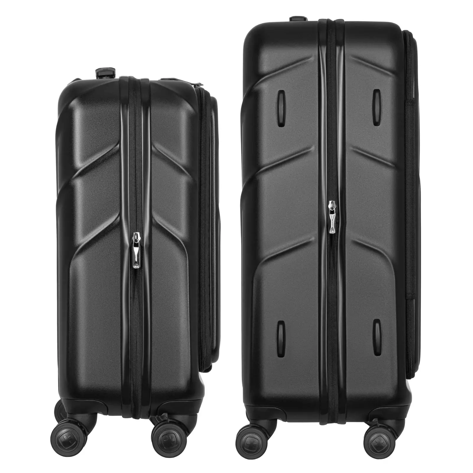 Набір валіз Wenger Amplix Hardside, полікарбонат, (S+M), TSA, 4 колеса, EXP, чорний (653332) UA