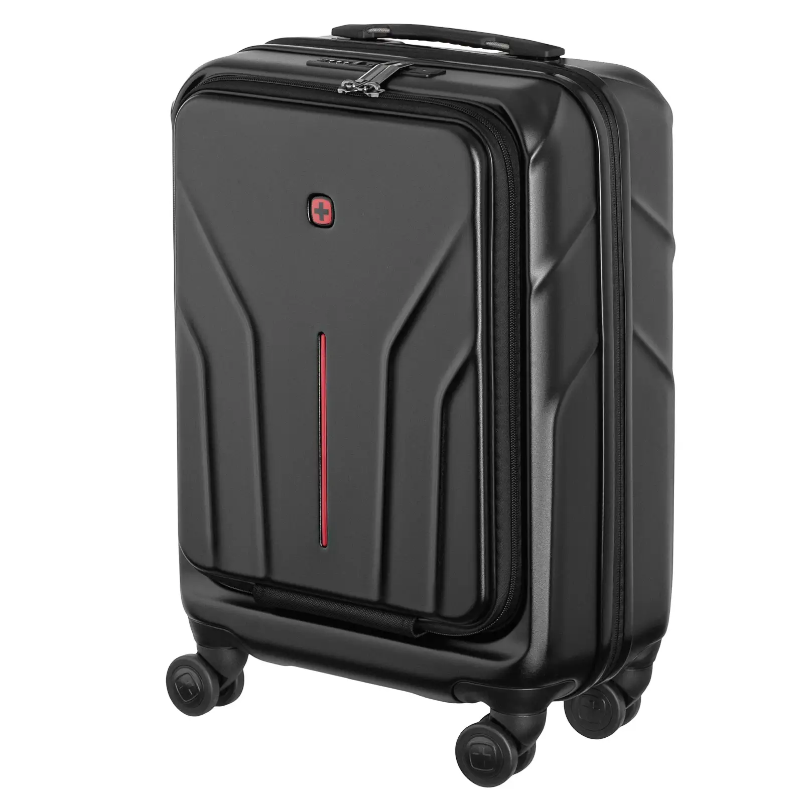 Набір валіз Wenger Amplix Hardside, полікарбонат, (S+M), TSA, 4 колеса, EXP, чорний (653332) UA