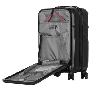 Набір валіз Wenger Amplix Hardside, полікарбонат, (S+M), TSA, 4 колеса, EXP, чорний (653332) UA