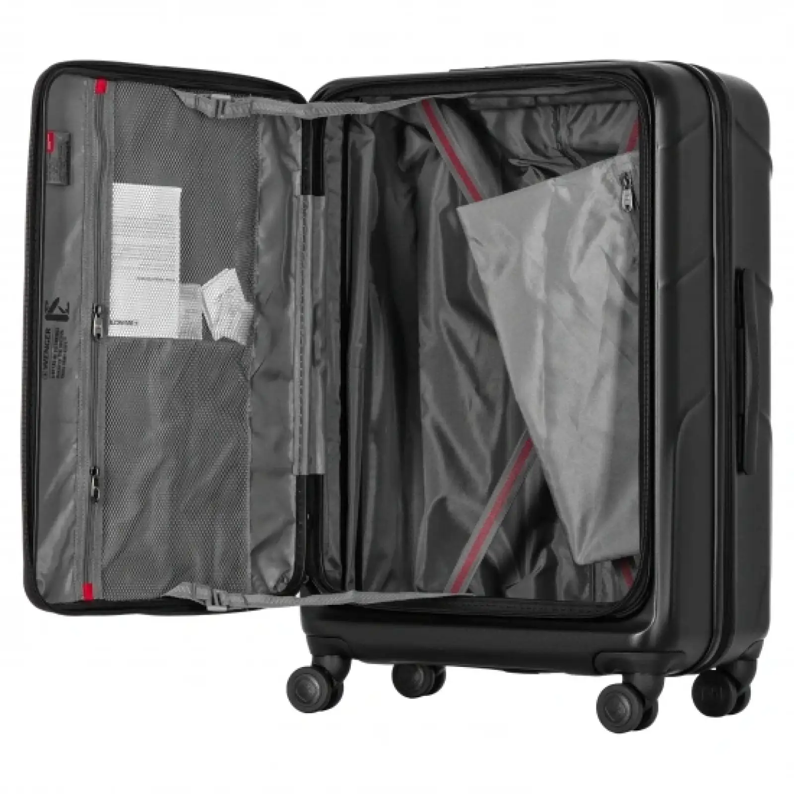 Набір валіз Wenger Amplix Hardside, полікарбонат, (S+M+L), TSA, 4 колеса, EXP, чорний (653335) UA