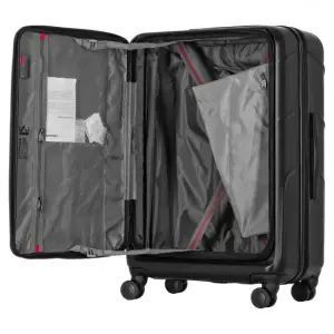 Набір валіз Wenger Amplix Hardside, полікарбонат, (S+M+L), TSA, 4 колеса, EXP, чорний (653335) UA