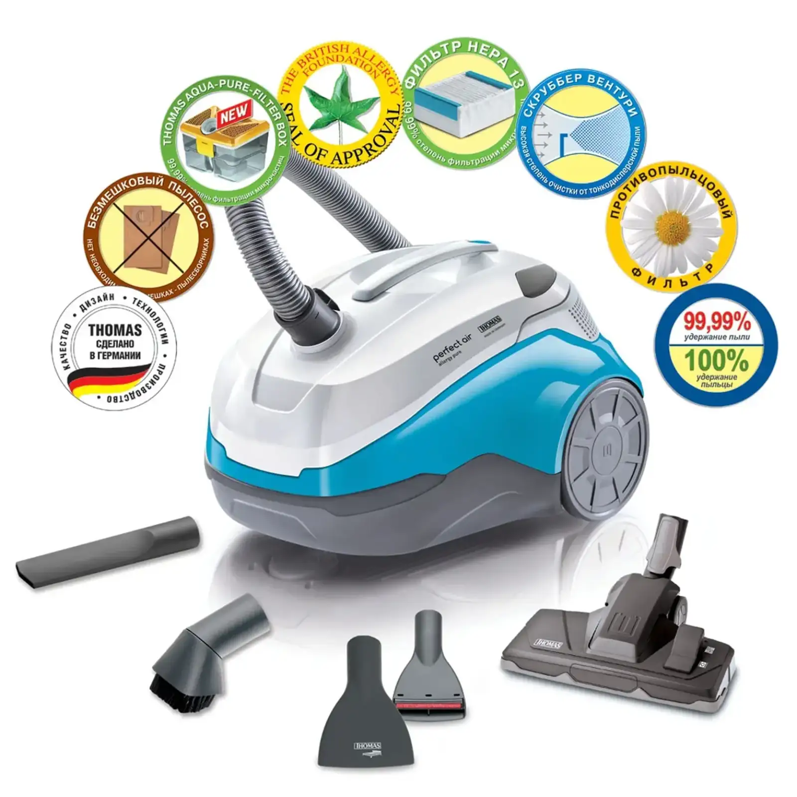 Пилосос Thomas Perfect Air Allergy Pure (786526) UA