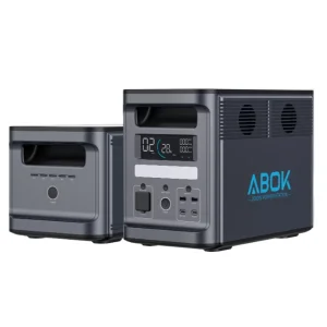 Зарядна станція ABOK Power Station 2000W 1536Wh + Додаткова батарея 1536Wh UA