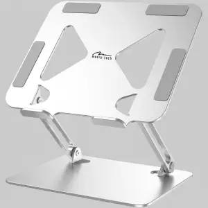 Підставка для ноутбука Laptop Stand 10-17" Aluminum Alloy Media-Tech біла (MT2661W) UA