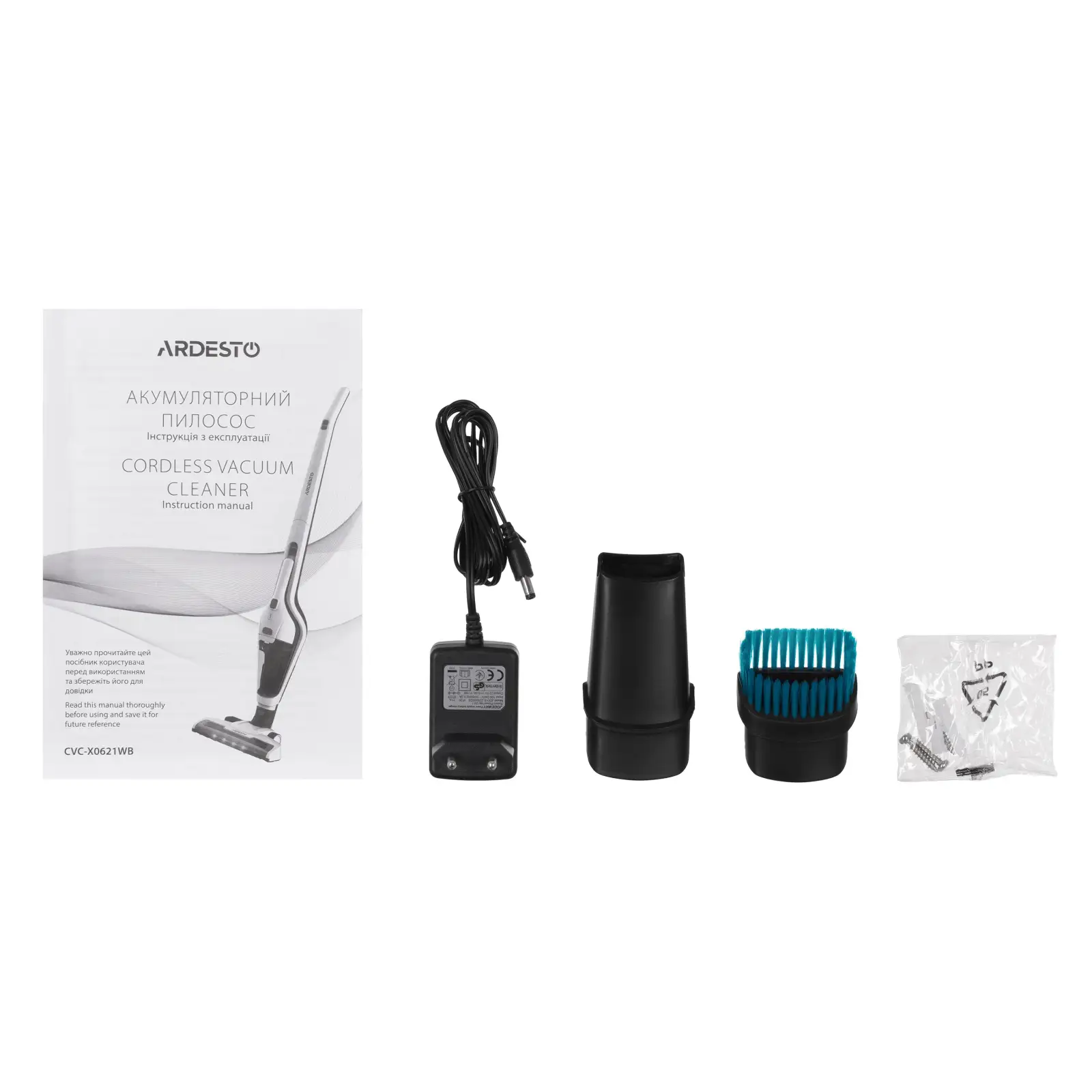 Аккумуляторный пылесос Ardesto CVC-X0621WB UA