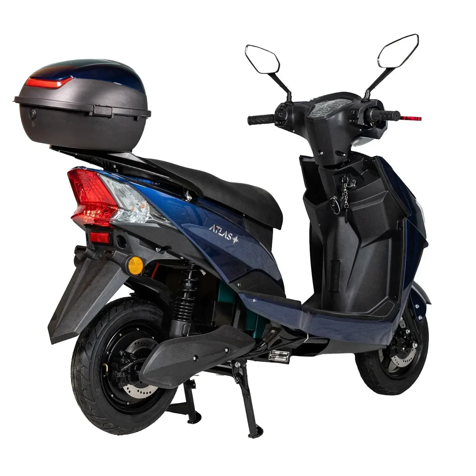 Электроскутер ATLAS Spider Box 2000W Lithium Cyan Blue