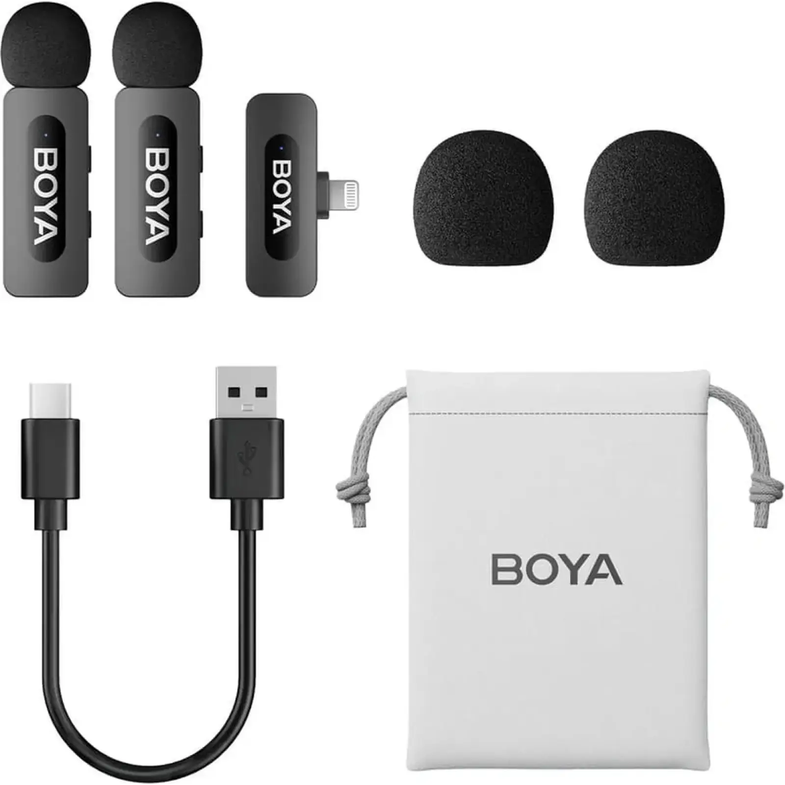 Микрофонная радиосистема BOYA BY-V2 Lightning