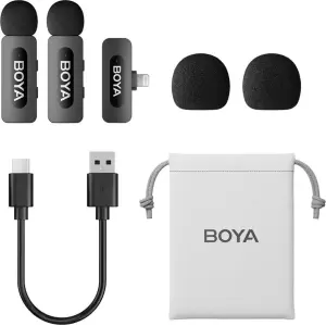 Микрофонная радиосистема BOYA BY-V2 Lightning