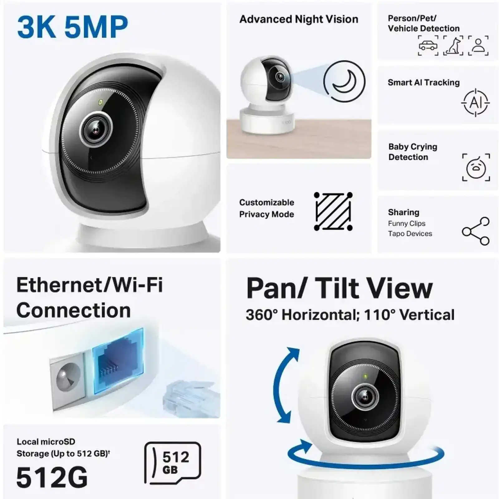 IP-камера TP-Link Tapo C232 5MP N300 UA