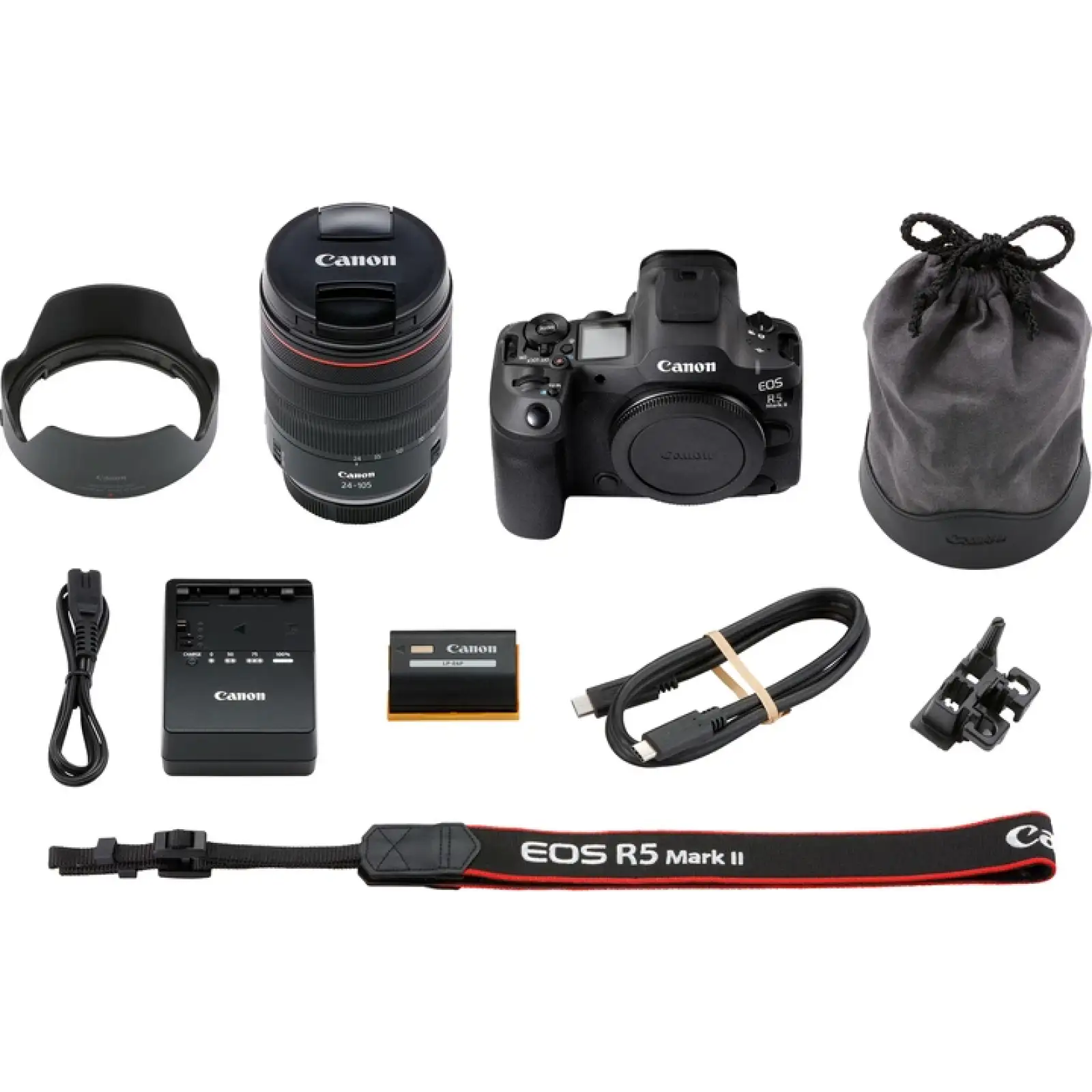 Фотоаппарат CANON EOS R5 Mark II 5 GHZ + RF 24-105 f/4.0 L IS UA