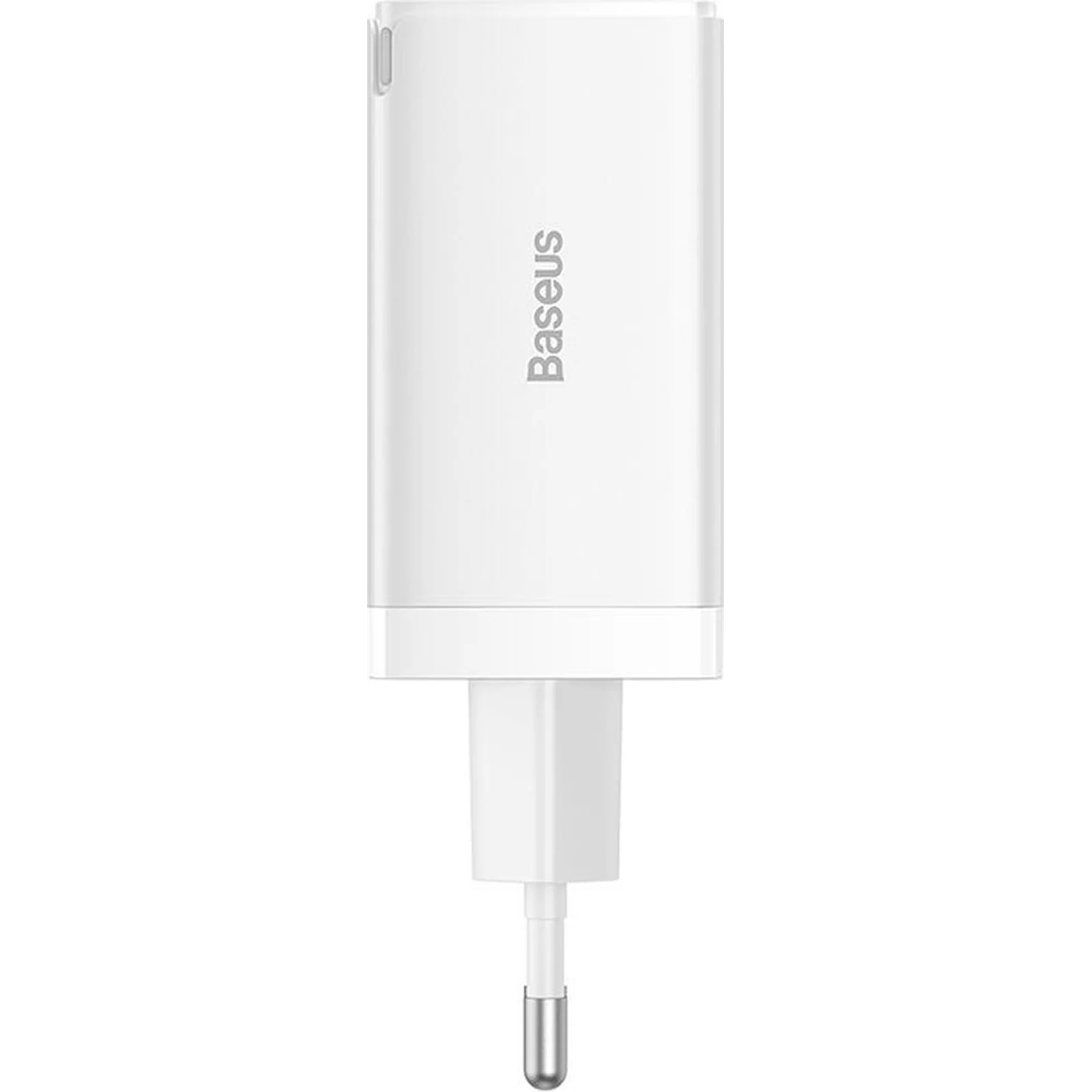СЗУ Baseus GaN5 Pro 65W (2 Type-С+USB ) + Кабель Type-C to Type-C 100W (1m) White (CCGP120202)