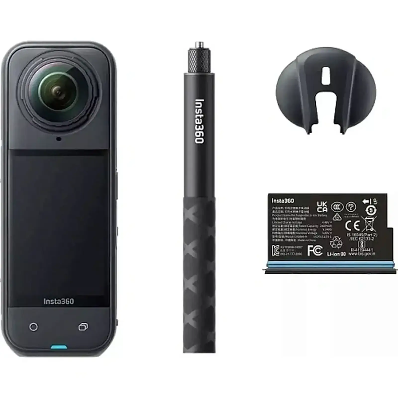 Экшн-камера Insta360 X5 Starter Bundle Midnight Black (CINSAAHA-X534)